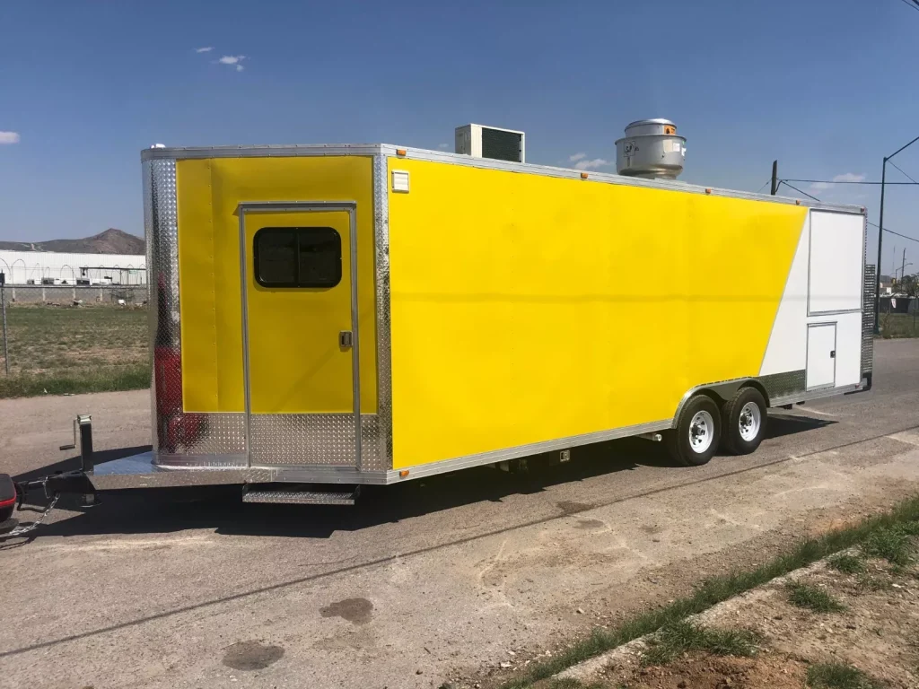 2024 JELMAX 8.5 x 25 Food Concession Trailer with 5' Porch + Toilet Package